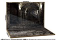 ジオラマシート DSDW-F004 地下牢セットA (Diorama Sheet DSDW-F004 Dungeon Set A)