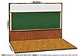 ジオラマシート DSDW-F009 教室セットA (Diorama Sheet DSDW-F009 Classroom Set A)
