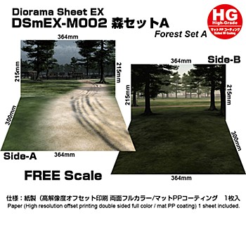 Diorama Sheet EX-HG Forest Set A