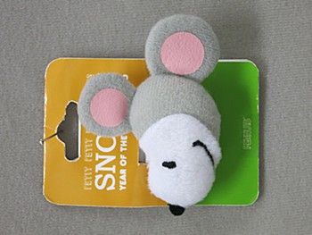 "PEANUTS" Snoopy Plush Badge Eto Mouse