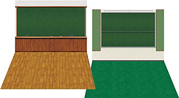ジオラマシートEX F007 教室セットA (Diorama Sheet EX F007 Classroom Set A)