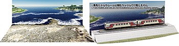 ジオラマシートW R001 海岸線セットA (Diorama Sheet W R001 Coastline Set A)