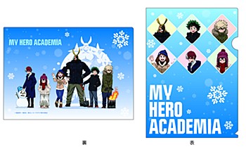 僕のヒーローアカデミア ゆきまつり 描き下ろし クリアファイル ("My Hero Academia" Snow Festival Original Illustration Clear File)