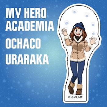 僕のヒーローアカデミア ゆきまつり 描き下ろし ステッカー 麗日お茶子 ("My Hero Academia" Snow Festival Original Illustration Sticker Uraraka Ochaco)