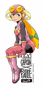 CAPCOM×B-SIDE LABEL ステッカー CAPCOMガール ロール(2021年9月版) (Capcom x B-Side Label Sticker Capcom Girl Roll (September, 2021 Edition))