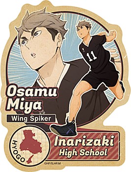 ハイキュー!! TO THE TOP トラベルステッカー3 12 宮治 ("Haikyu!! To The Top" Travel Sticker 3 12 Miya Osamu)