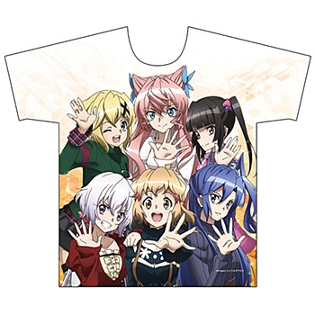 戦姫絶唱シンフォギアXV フルグラフィックTシャツ Mサイズ ("Senki Zessho Symphogear XV" Full Graphic T-shirt (M Size))
