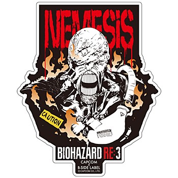 Capcom x B-Side Label Sticker "Resident Evil 3" Nemesis