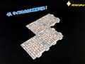 PEPATAMAシリーズ F-002 ペーパージオラマ ジョイントマット 石畳A (PEPATAMA Series F-002 Paper Diorama Joint Mat Stone Pavement A)