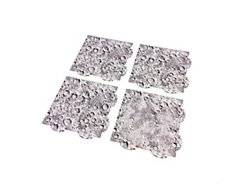 PEPATAMA Series F-007 Paper Diorama Joint Mat Stone Moon-Surface A
