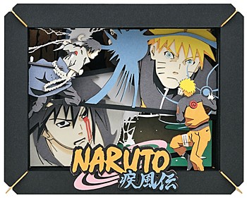 NARUTO-ナルト- 疾風伝 ペーパーシアター PT-125X ナルト VS サスケ ("NARUTO -Shippuden-" Paper Theater PT-125X Naruto VS Sasuke)