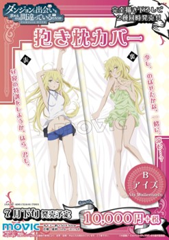 "LIs It Wrong to Try to Pick Up Girls in a Dungeon?" Dakimakura Cover B Ais