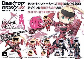 Desktop Army "Frame Arms Girl" KT-323f Jinrai Series