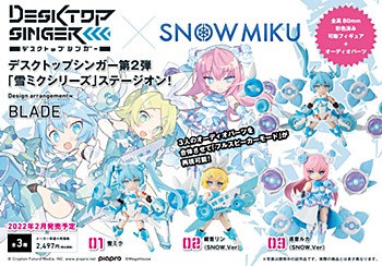Desktop Singer Snow Miku Series