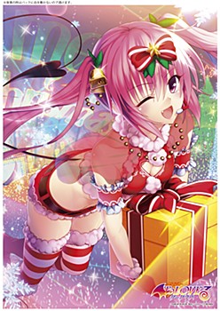 "To Love-Ru Darkness" A3 Clear Poster Nana (Christmas Ver.)