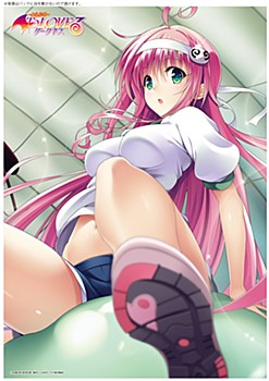 "To Love-Ru Darkness" A3 Clear Poster Lala Sports Festival Ver.