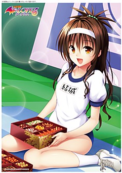 "To Love-Ru Darkness" A3 Clear Poster Mikan Sports Festival Ver.