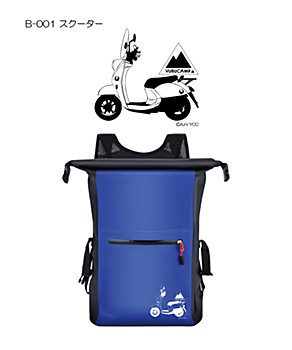 ゆるキャン△ 25L 防水リュックサック スクーター ("Yurucamp" 25L Waterproof Backpack Scooter)