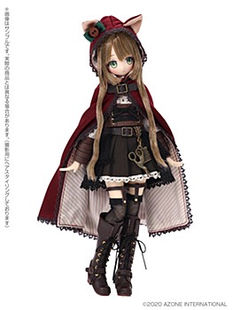 Alvastaria Tiea -Seamstress Little Red Riding Hood & Wolf of the Forest-