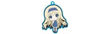 "Infinite Stratos" Metal Key Chain Cecilia IS Suits