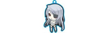 "Infinite Stratos" Metal Key Chain Laura IS Suits