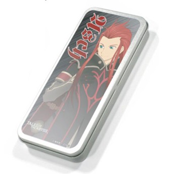TALES OF THE ABYSS 缶ペンケース アッシュ ("Tales of the Abyss" Tin Pen Case Asch)