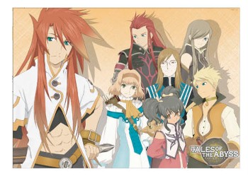 TALES OF THE ABYSS お風呂ポスター B ("Tales of the Abyss" Bath Poster B)