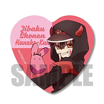 "Toilet-bound Hanako-kun" Heart Can Badge Little Devil Hoodie Ver. Hanako-kun (Little Devil Mokke)