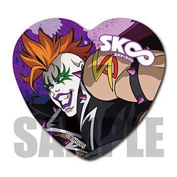SK∞ エスケーエイト ハート缶バッジ シャドウ ("SK8 the Infinity" Heart Can Badge Shadow)