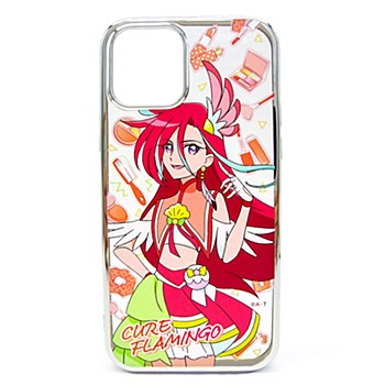 "Tropical-Rouge! Precure" With Cure iPhone12/12pro Case Cure Flamingo