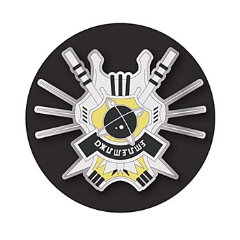 "elDLIVE" Space Police Metal Badge