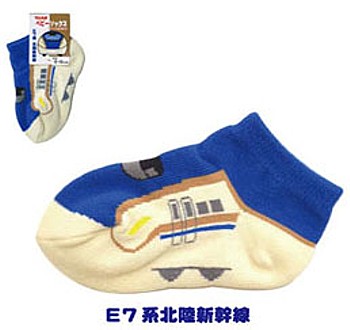 でんたま ベビーソックス E7系北陸新幹線 (Dentama Baby Socks Series E7 Hokuriku Shinkansen)