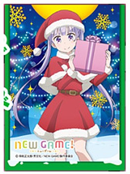 きゃらスリーブコレクション マットシリーズ NEW GAME！ 涼風青葉 サンタ No.MT302 (Chara Sleeve Collection Mat Series "New Game!" Suzukaze Aoba Santa No. MT302)