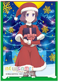 きゃらスリーブコレクション マットシリーズ NEW GAME！ 遠山りん サンタ No.MT304 (Chara Sleeve Collection Mat Series "New Game!" Toyama Rin Santa No. MT304)