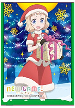 きゃらスリーブコレクション マットシリーズ NEW GAME！ 桜ねね サンタ No.MT308 (Chara Sleeve Collection Mat Series "New Game!" Sakura Nene Santa No. MT308)
