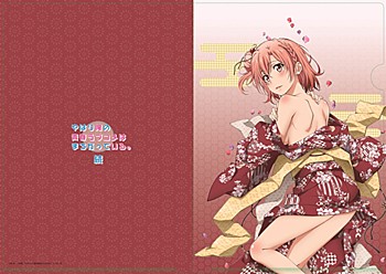"Yahari Ore no Seishun Love-come wa Machigatteiru. Zoku" Original Illustration Japanese Clothing Yui A4 Clear File