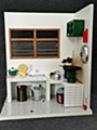 COOL MOULD 1/12スケールジオラマセット 台所 昔の香港Ver. (COOL MOULD 1/12 Scale Diorama Set Traditional Hongkong Style Kitchen)