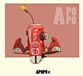  PFTOYS お留守番のAPOPO 1/12スケール合金可動フィギュア PF2001B 二号機(赤) (PFTOYS THE WANDERING APOPO 1/12 Scale Alloy Action Figure PF2001B No. 2 (Red))