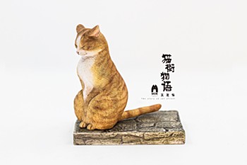 Sank Toys 猫街物語シリーズ 第一弾 瞑想猫-茶白 (Sank Toys Cat's Town Story Vol. 1 The Meditating Cat-Ginger Cat)