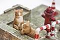 Sank Toys Cat's Town Story Vol. 1 The Meditating Cat-Ginger Cat