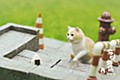 Sank Toys 猫街物語シリーズ 第四弾 お手猫-クリーム白