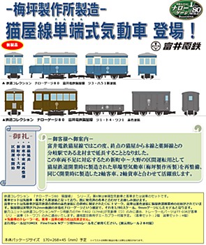 鉄道コレクション ナローゲージ80 猫屋線 2種 (Railway Collection Narrow Gauge 80 Nekoya Line)