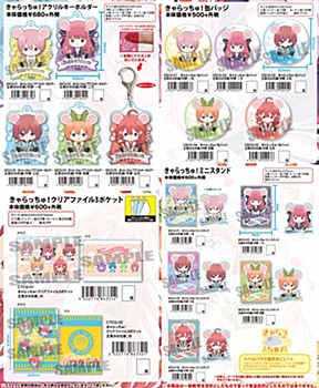 "The Quintessential Quintuplets" Characchu! Character Goods