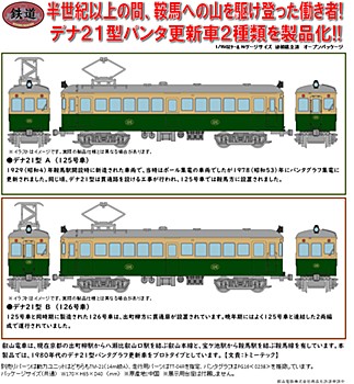 Railway Collection Eizan Electric Railway DeNa 21 Type