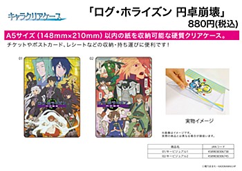 Chara Clear Case "Log Horizon: Destruction of the Round Table"